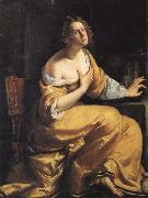 Artemisia gentileschi Mary Magdalen oil on canvas